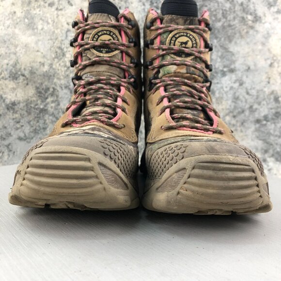 Irish Setter Women's Size 8M Hunt Vaprtrek 8" Real Tree Camo Pink WP 2862 Boots - Picture 3 of 16